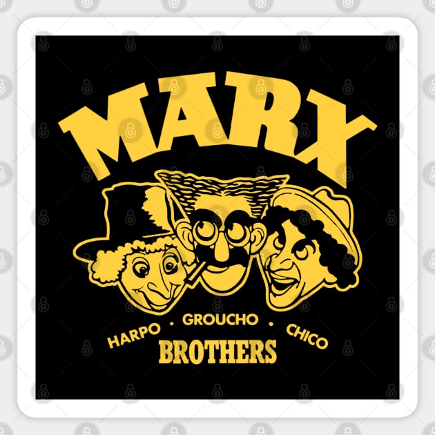 Mod.6 Groucho Chico Harpo Marx Brothers Sticker by parashop